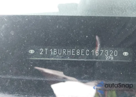 2014 Toyota Corolla S Plus from USA, damaged, VIN 2T1BURHE8EC167320